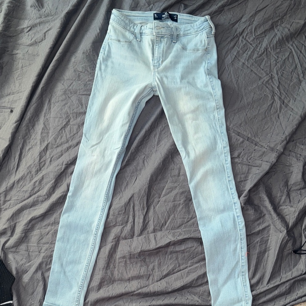 Hollister Women's Light Wash Skinny Jeans